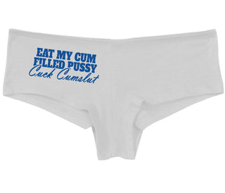 Eat My Cum Filled Pussy  Cuck Cumslut - White Boy Short