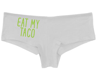 Eat My Taco - Taco Tuesday - White Boy Short