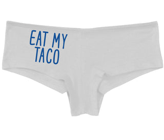 Eat My Taco - Taco Tuesday - White Boy Short