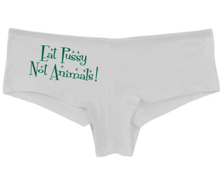 Eat Pussy Not Animals - White Boy Short
