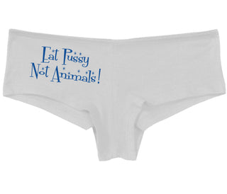 Eat Pussy Not Animals - White Boy Short