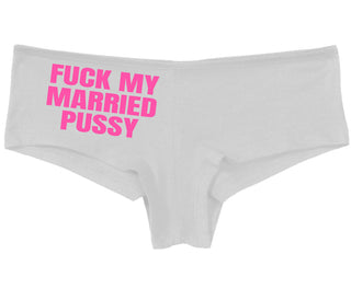 Fuck My Married Pussy - White Boy Short