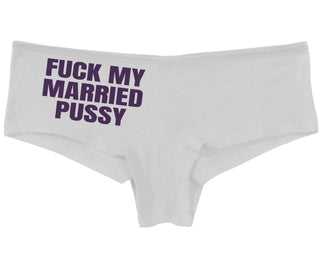 Fuck My Married Pussy - White Boy Short