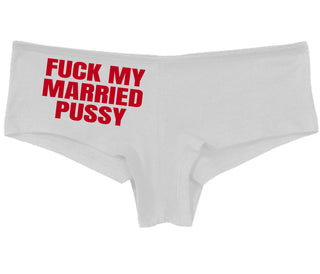 Fuck My Married Pussy - White Boy Short