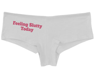 Feeling Slutty Today - White Boy Short