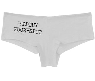 Filthy Fuck Slut - White Boy Short