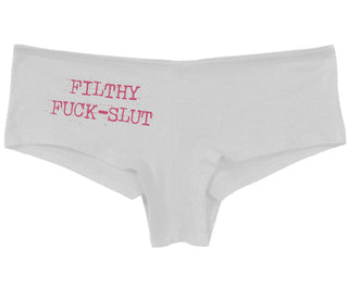 Filthy Fuck Slut - White Boy Short
