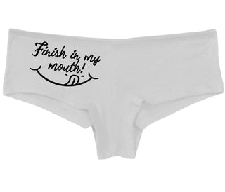 Finish In My Mouth - White Boy Short