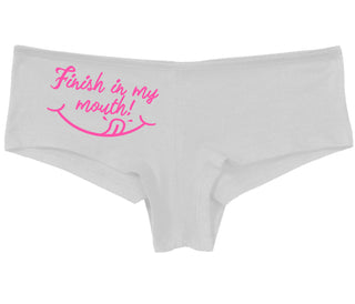 Finish In My Mouth - White Boy Short