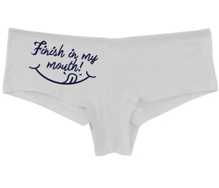 Finish In My Mouth - White Boy Short
