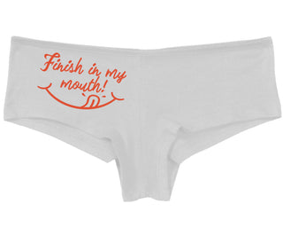Finish In My Mouth - White Boy Short