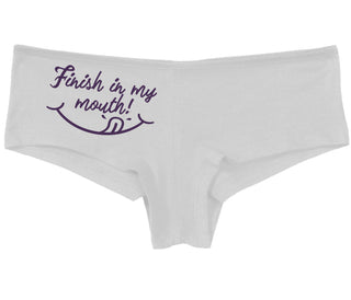 Finish In My Mouth - White Boy Short