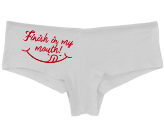 Finish In My Mouth - White Boy Short