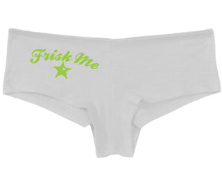 Frisk Me - Sherrif Badge - White Boy Short
