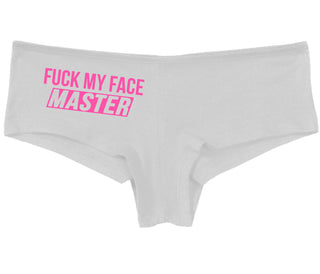 Fuck My Face Master - White Boy Short