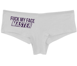 Fuck My Face Master - White Boy Short