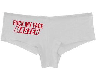 Fuck My Face Master - White Boy Short