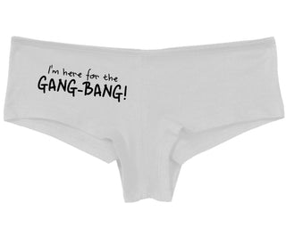 Here for the Gang Bang - White Boy Short
