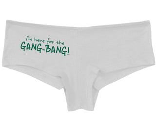 Here for the Gang Bang - White Boy Short