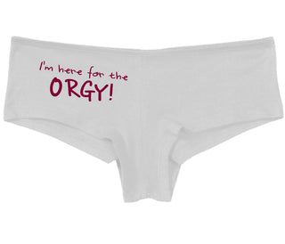 Here for the Orgy - White Boy Short
