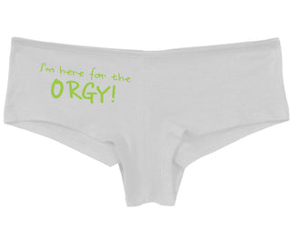 Here for the Orgy - White Boy Short