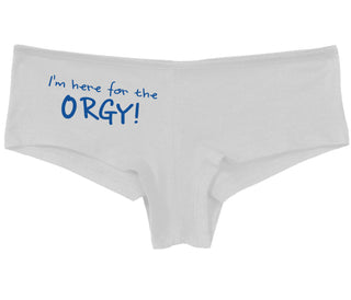 Here for the Orgy - White Boy Short
