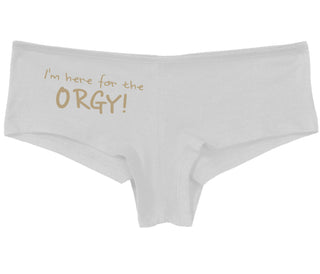 Here for the Orgy - White Boy Short
