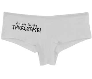 Here for the Threesome - White Boy Short