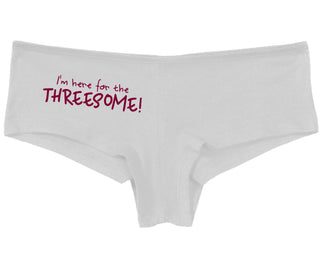 Here for the Threesome - White Boy Short