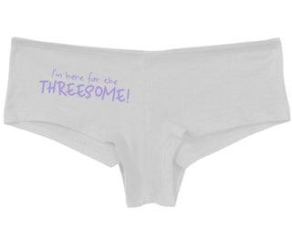 Here for the Threesome - White Boy Short
