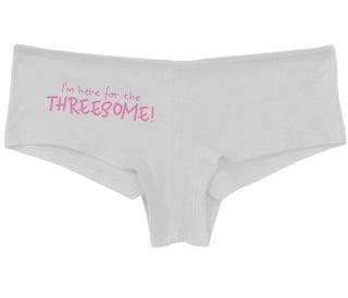 Here for the Threesome - White Boy Short