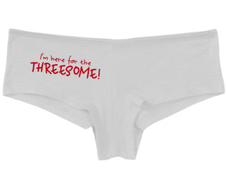 Here for the Threesome - White Boy Short