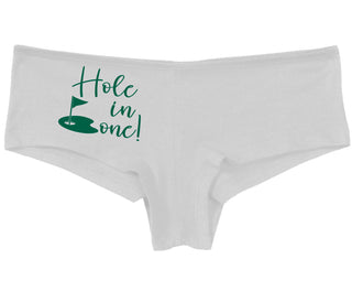 Hole In One - Suggestive Golf - White Boy Short