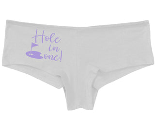 Hole In One - Suggestive Golf - White Boy Short