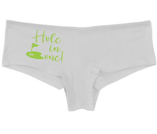 Hole In One - Suggestive Golf - White Boy Short