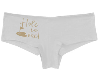 Hole In One - Suggestive Golf - White Boy Short