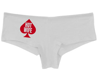 Hot Wife Spade Symbol - White Boy Short