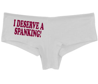 I Deserve A Spanking - White Boy Short