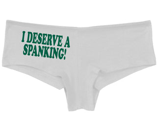 I Deserve A Spanking - White Boy Short