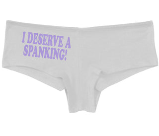 I Deserve A Spanking - White Boy Short