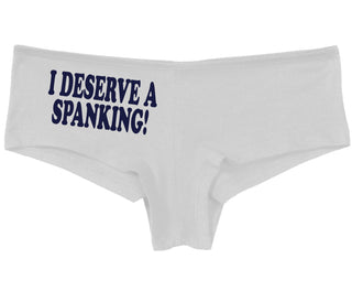 I Deserve A Spanking - White Boy Short
