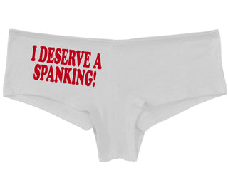 I Deserve A Spanking - White Boy Short