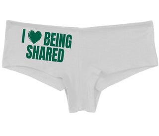 I Love Being Shared - White Boy Short
