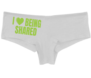 I Love Being Shared - White Boy Short