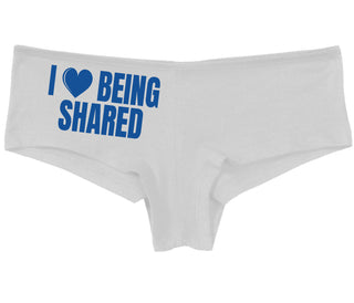 I Love Being Shared - White Boy Short