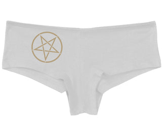 Inverted Pentagram - White Boy Short
