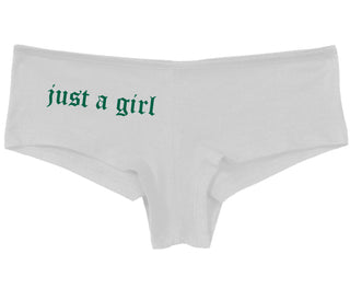 Just A Girl - White Boy Short