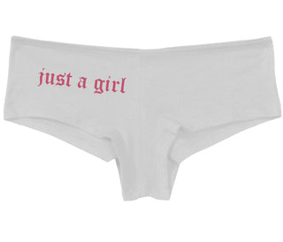 Just A Girl - White Boy Short