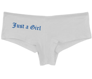 Just A Girl - White Boy Short