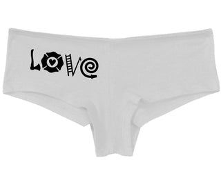 Love Fire Fighter - White Boy Short